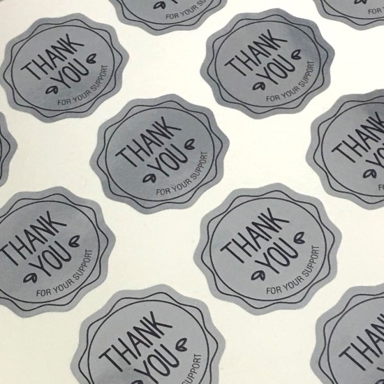 PP Chrome Silver sticker